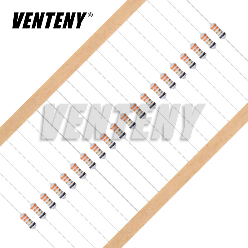 20pcs 1/4W 5% 0.25W Wire Wound Resistor Fuse Winding Resistance 0.5R 10R 0.5 1 2.2 3.3 3.9 4.7 5.1 10 ohm