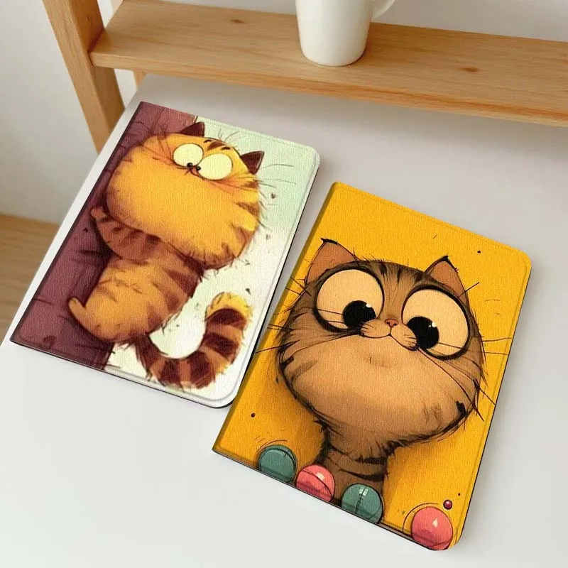 

Чехол для планшета с рисунком кота для Samsung Galaxy Tab A7 A A8 A9 A11 S6 S11 10,1 10,4 10,5 дюймов Lite Plus, мягкий чехол для планшета, подарок