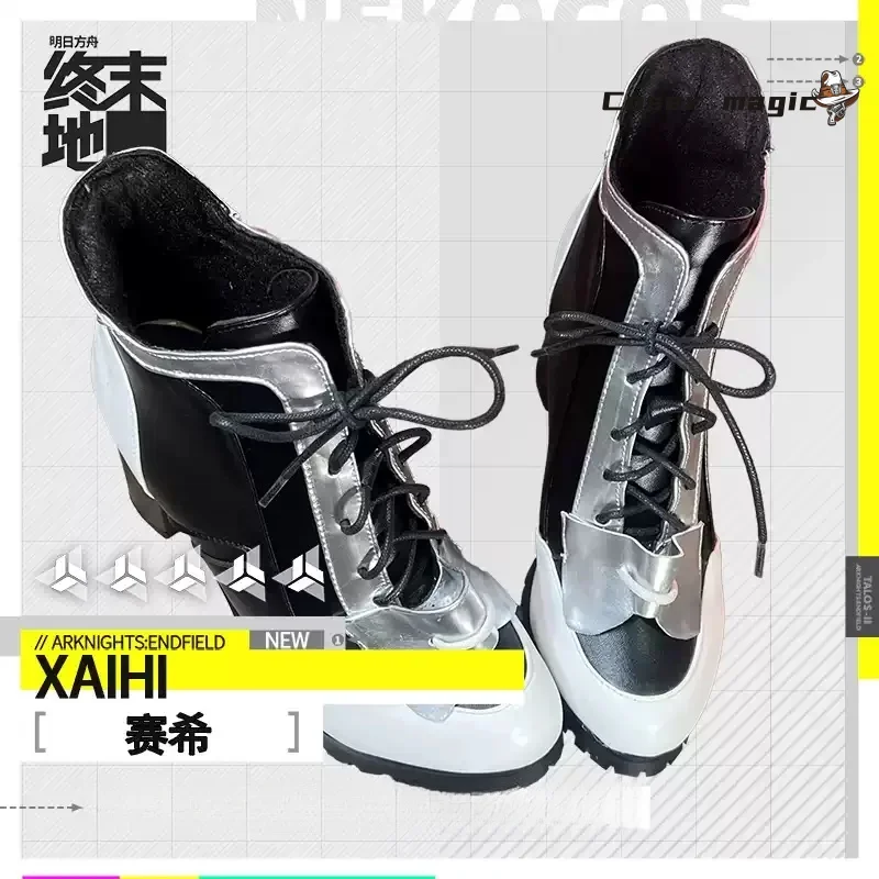 Game Arknights Xaihi Cosplay Costume Shoes Anime Character Halloween Carnival Party Prop