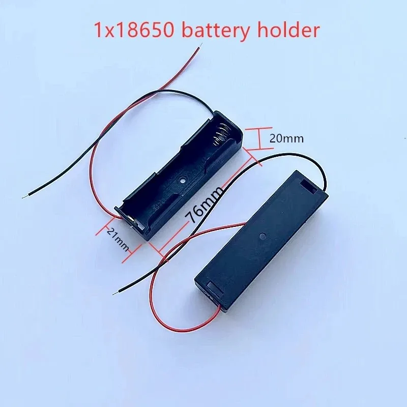 5-10PCS DIY Accessories 18650 Battery Box Series/Parallel With Spring And Wire Battery Storage Box