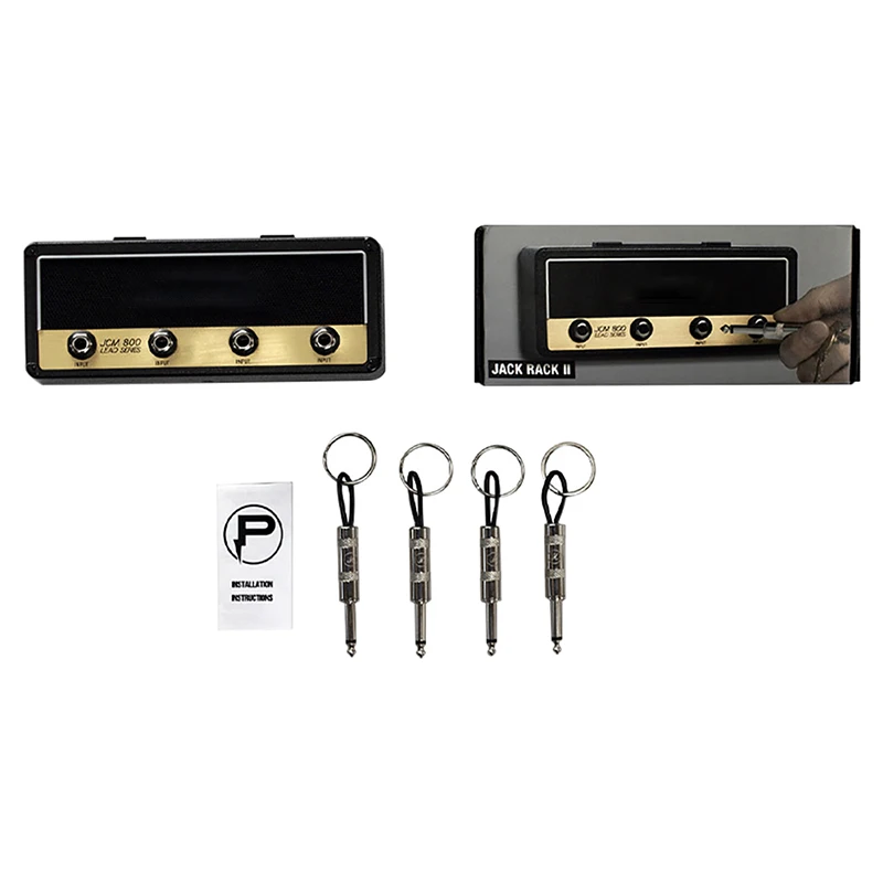 NEW Creative Fender Blues Guitar Key Storage Key Jack Stand 2.0 Electric Key Hanger Retro Guitar Key Ring Stand