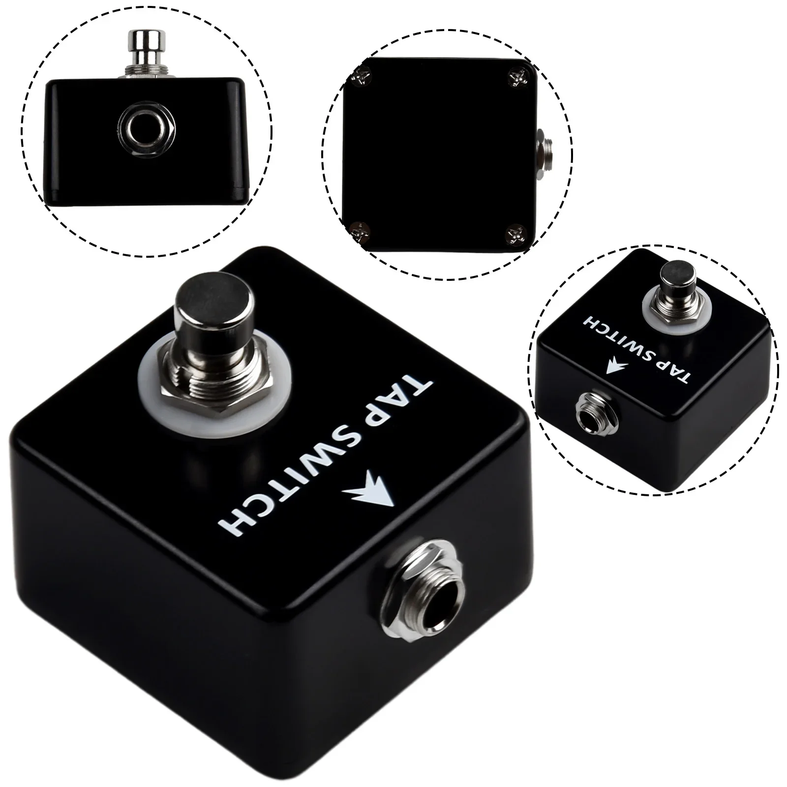 Tap Switch Pedal For Guitar Effects, Lightweight And Portable Design, Ensures Solid And Reliable Tempo Control