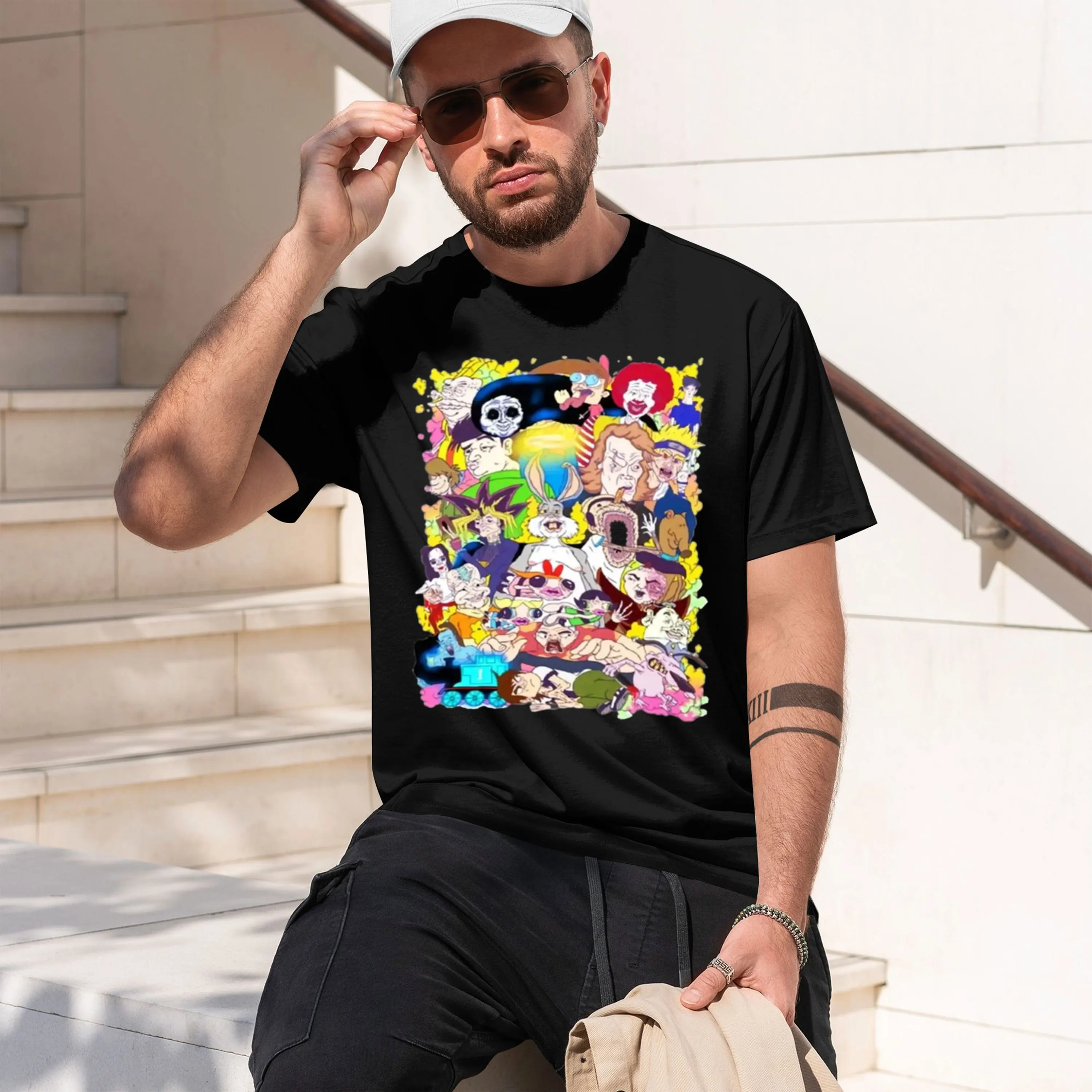 D Electro Component Meat Mer T-Shirt valentines clothes plus size luxury t-shirt Short sve tee men 2026 New Model Short-sleeve c