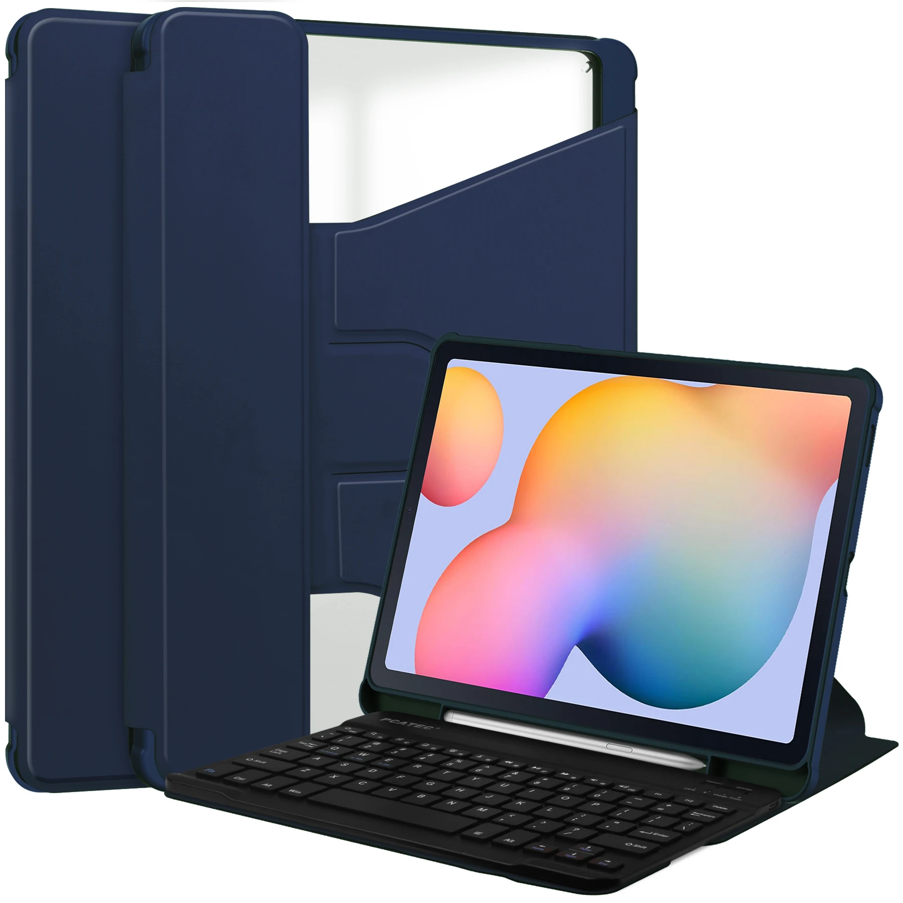 

With Detachable Wireless Keyboard Case Universal For Galaxy Tab S6 Lite10.4 2024 SM-P620 P625 P613 P619 P610 P615 Rotating Cover