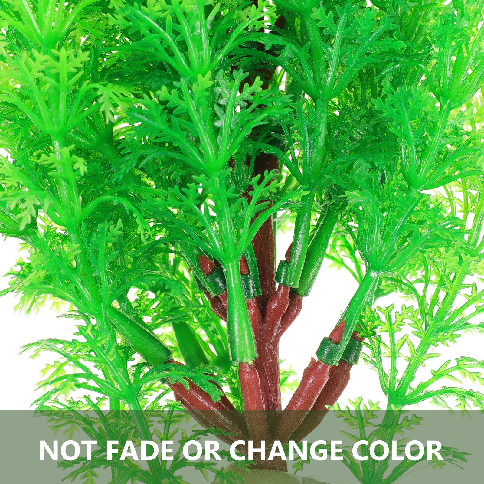 

Artificial Water Plants 18CM Green Compact Fake Plastic Fish Tank Decor Household Office Aquarium Decorations Desktop