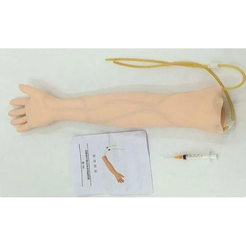 Imagem -03 - Vida Tamanho Anatômica Flebotomia Venipuncture Practice Arm Anatomyinjection Practice Medical Simulator Nurse Training Kit