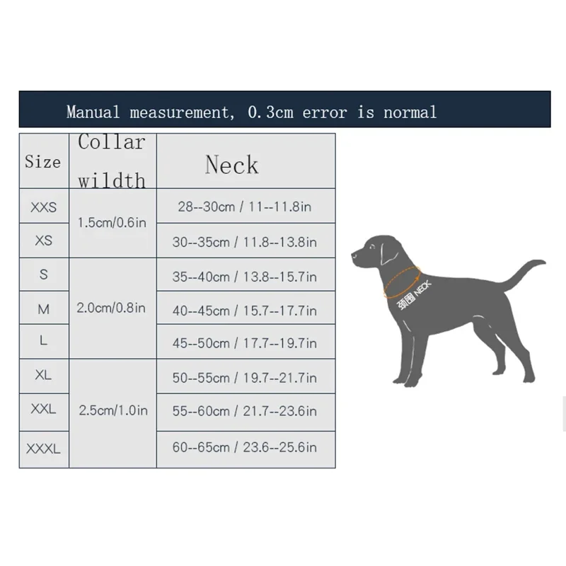 Truelove Pet Dog Collar Nylon  and Reflective Materials Widened and Comfortable Version Suitable for Dogs of All Sizes TLC50121