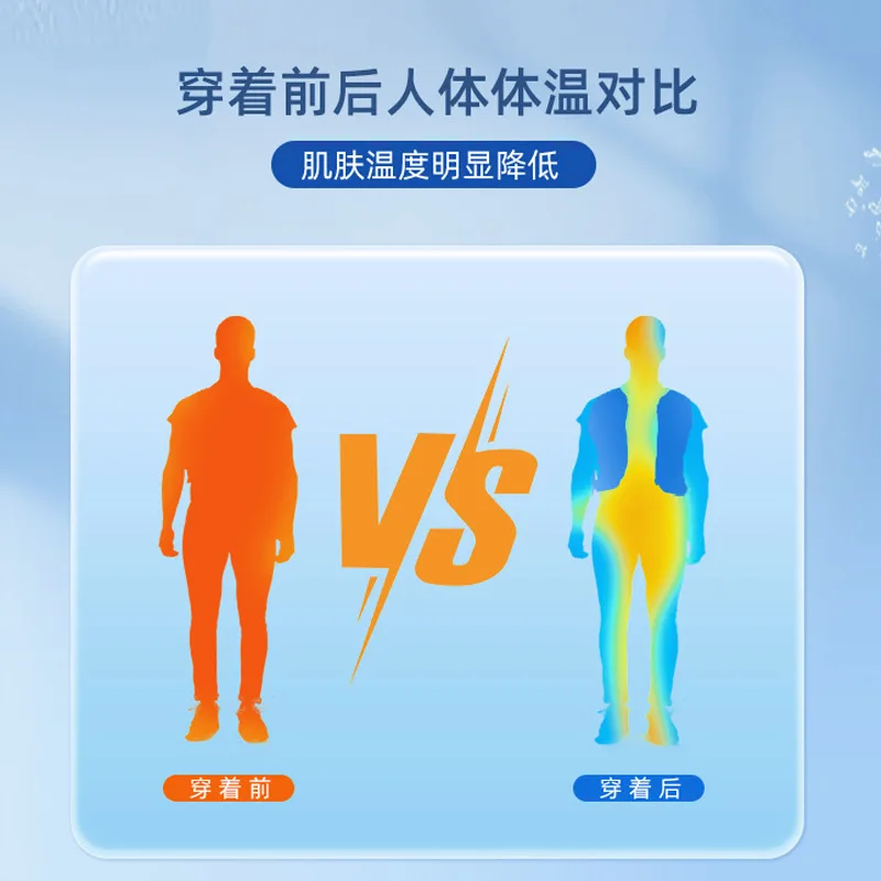 Summer Cooling Air Conditioner Suit Water Cooling Cycle Refrigeration Vest High Temperature Work Heatstroke Wearable Vest