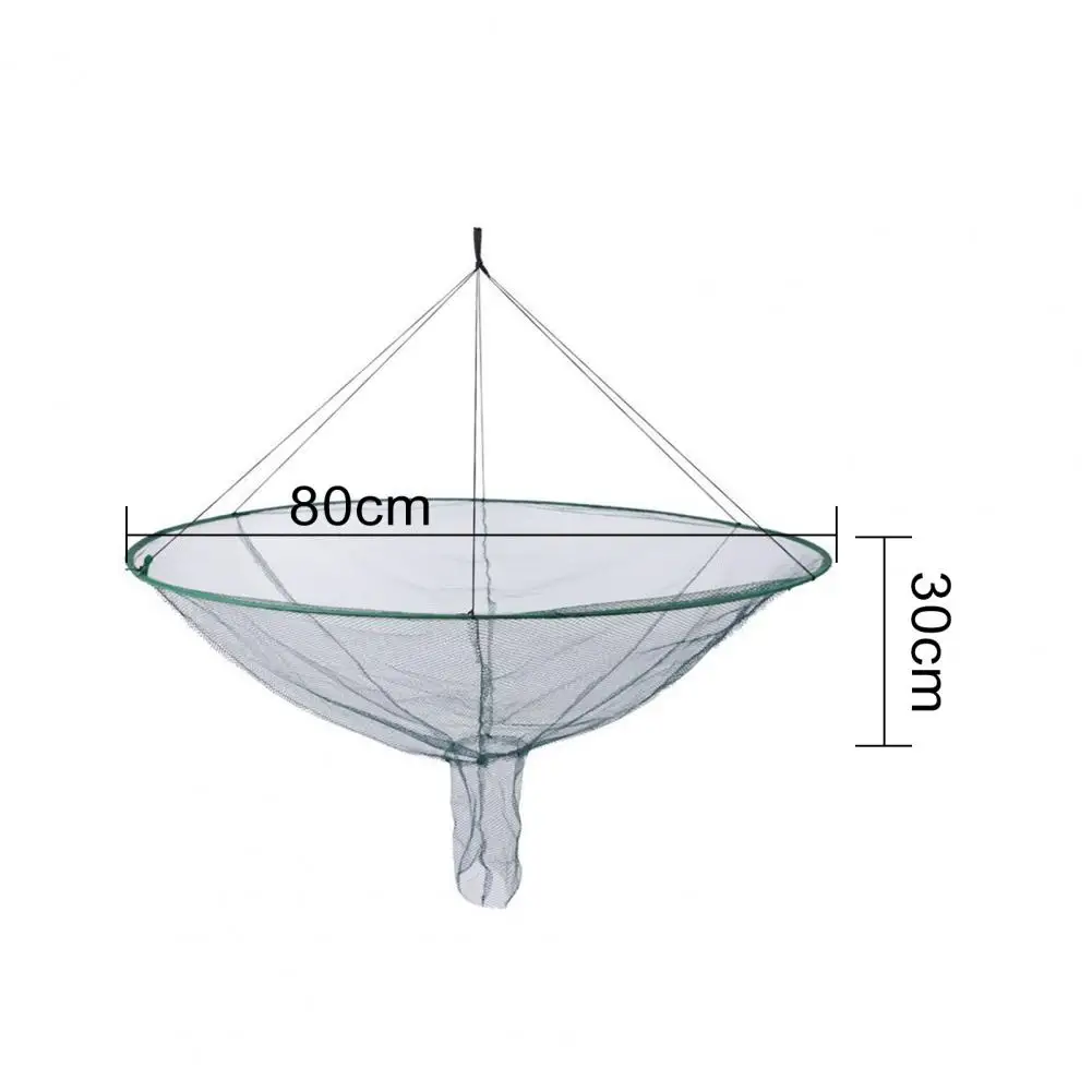 Red de pesca plegable portátil, cebos de Camarón, Red de camarón y cangrejo, aterrizaje directo, jaula de captura de pesca, Red de estanque de puertos, accesorios de pesca