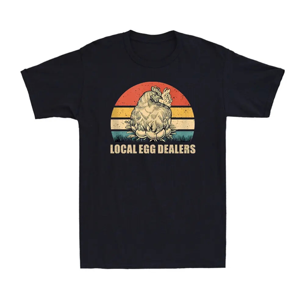 Local Egg Dealers Chicken Funny Chicken Lovers Gift Vintage Men's T-Shirt