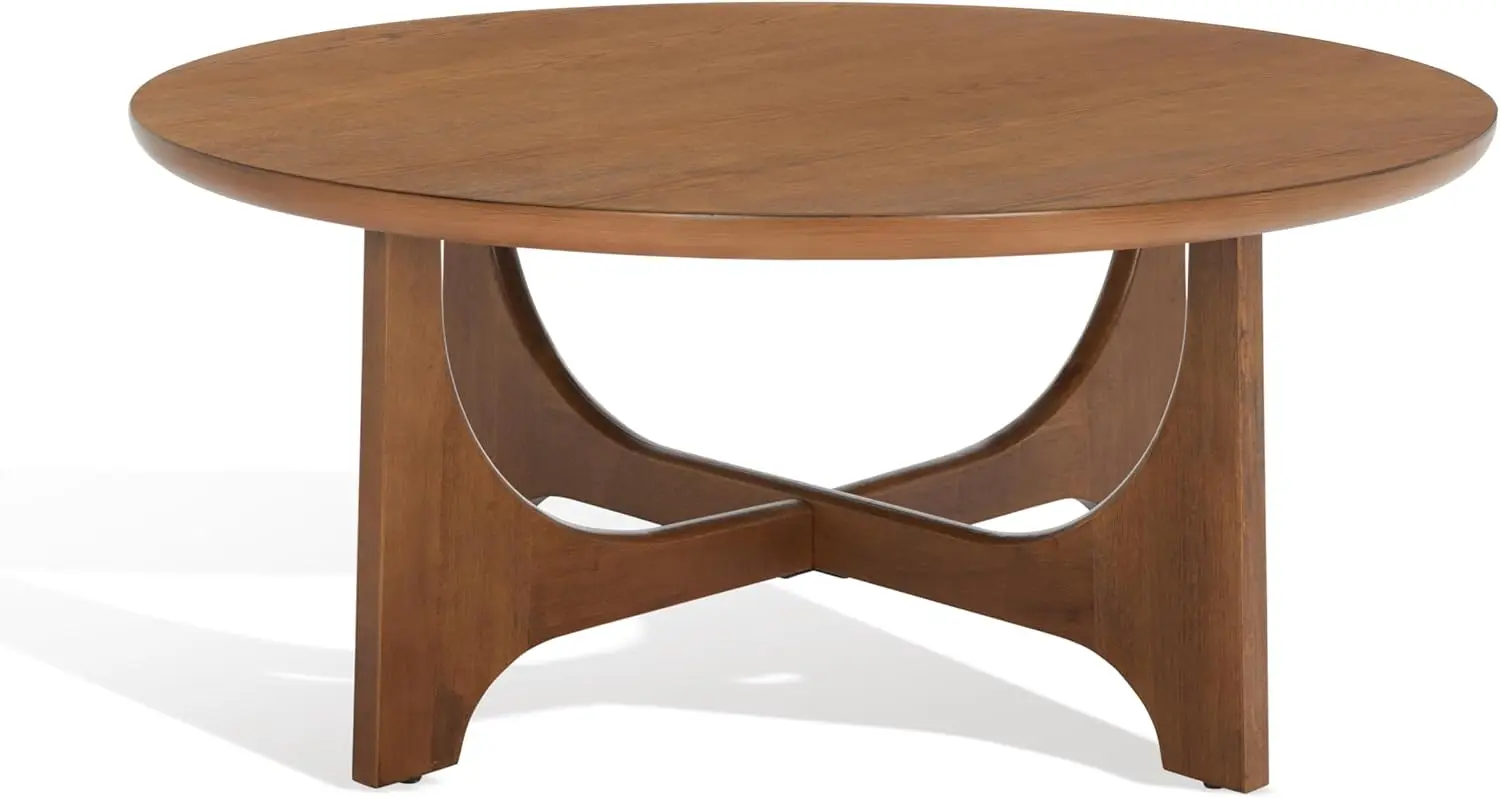 Collection Sasha Contemporary Medium Oak Round Coffee Table