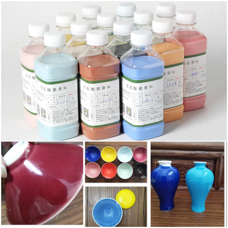 330ml Ceramic Underglaze Color Ceramic Glaze DIY Ceramic Color Pigment Medium Temperature Ceramic Coloring Lead-free Pigment