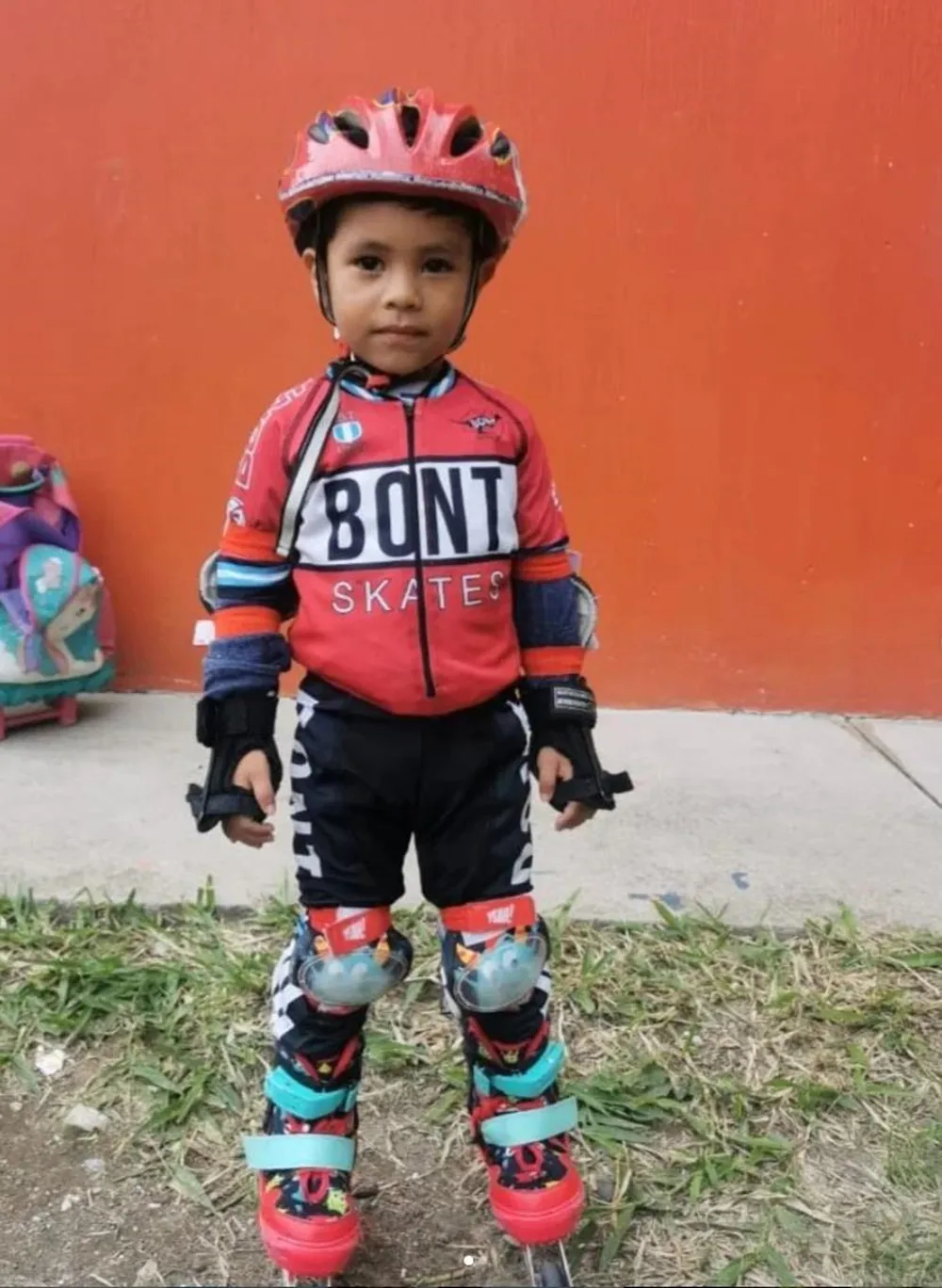 BONT-Combinaison de patinage pour enfants, combinaison d\'entraînement de patinage en ligne, vêtements de course à roulettes en ligne, vitesse rapide