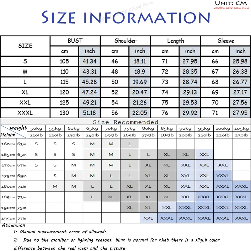 سترات رجالية كاجوال من لعبة الحيوانات، سترات بقلنسوة بسحاب للرجال، معطف شتوي دافئ بقلنسوة كبير الحجم، بدلة رياضية خارجية للرجال #6