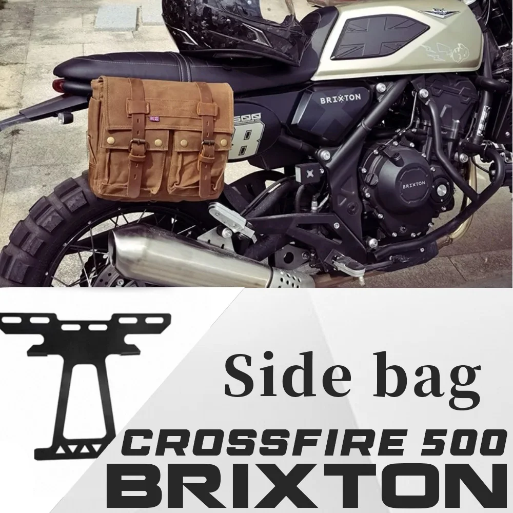 

Side bag for Brixton Crossfire 500 motorcycle, riding bag, side bag bracket GK500