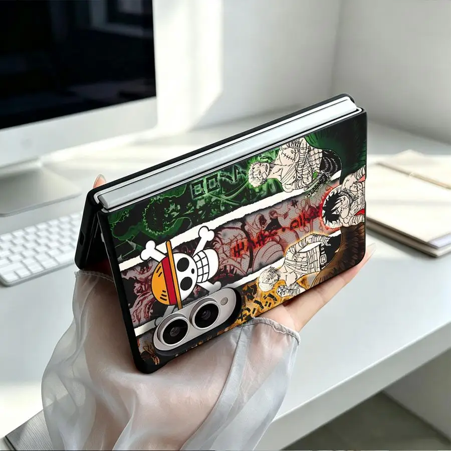 Luxury Phone Cover Case for Samsung Galaxy ZFold8 ZFold Wide Z Fold8 Wide Z Fold 8 O-One P-iece Anime