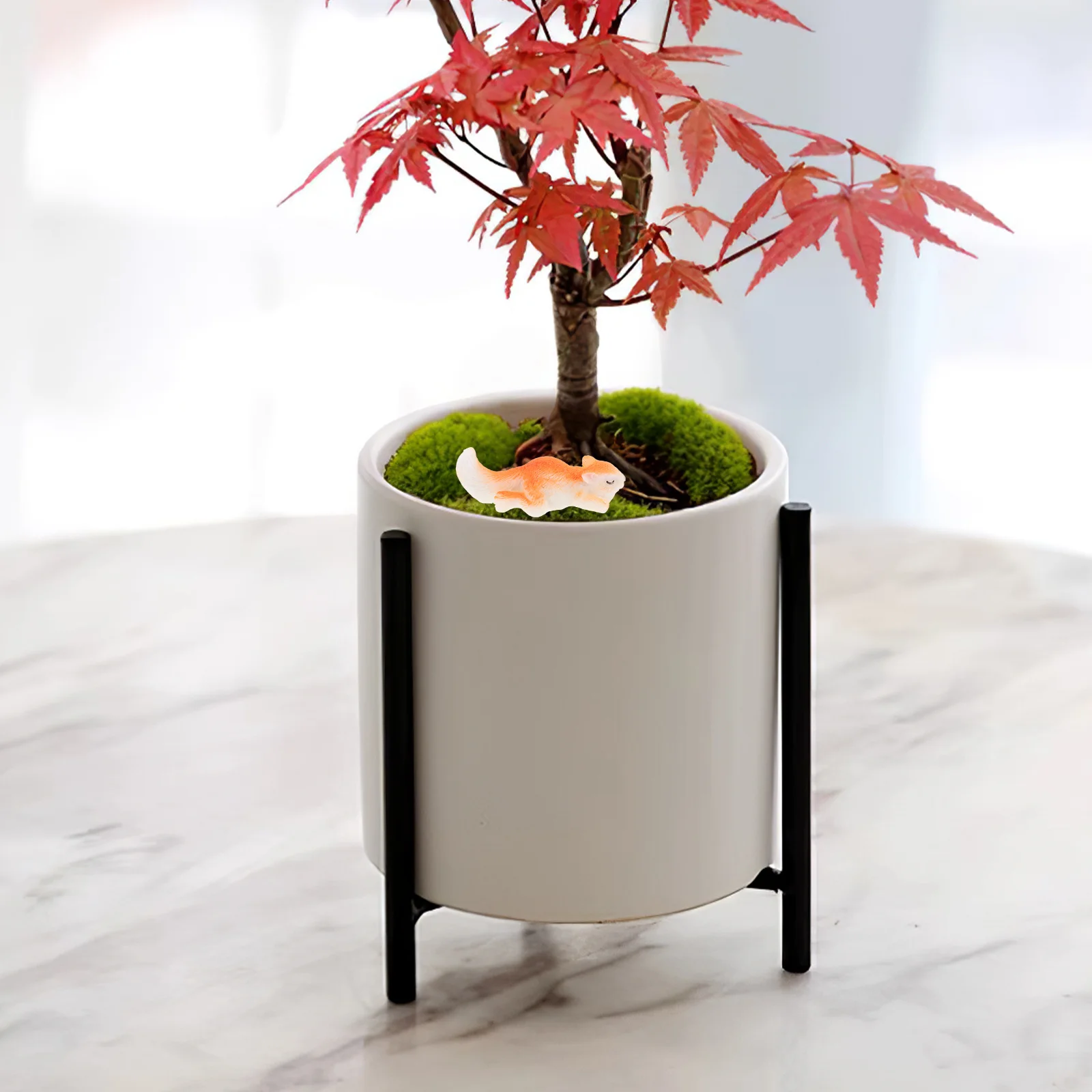 

10pcs Resin Squirrel Figurines Miniature Garden Decorations For Landscaping Lawn Ornaments Outdoor Wildlife Statues Home Hotel