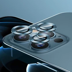 Lens Metal Ring Protector Glass for iPhone 11 12 13 Pro Max Camera Lens Protection On iPhone 12Pro 13Pro 14 Pro Max Camera Film