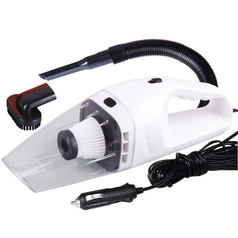Portable Mini 12V 120W Power Wet and Dry Dual-use Super Suction Handheld Car Vacuum Cleaner Detachable HEPA Filter