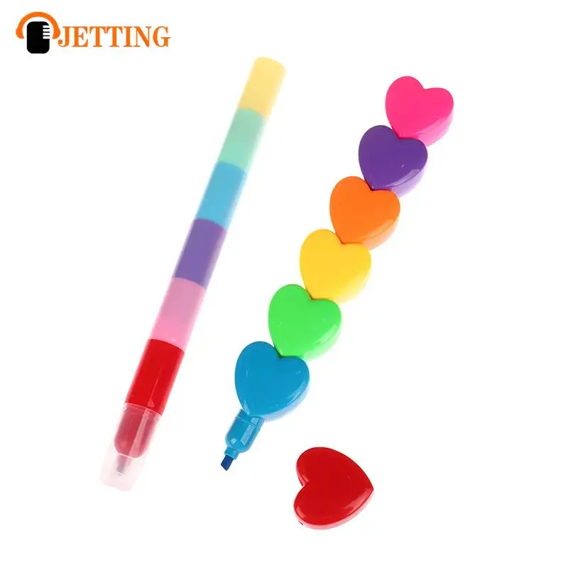 1Pc Creative Cat Claw Bear Shape Highlighter Cartoon Cute Can Be Separated Wide Pen Thick Pen Student Line Color Marker