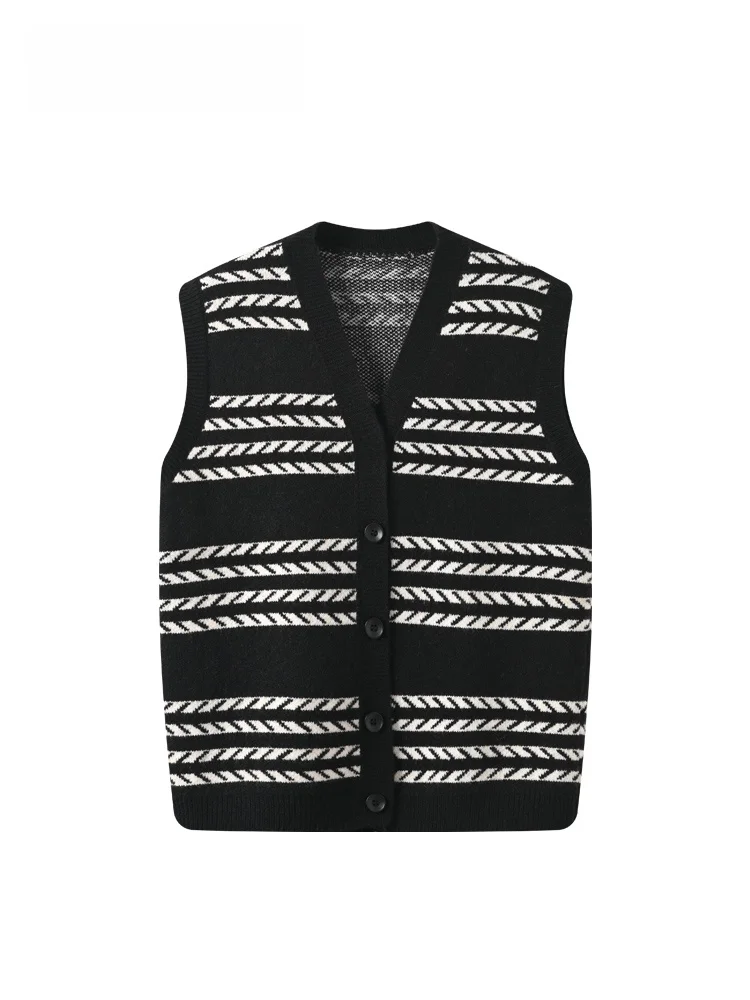 

Женский вязаный жилет больших размеров, теплый базовый слой, irt V-Ne Svel, осень-зима, модное волокно из полиэстера Big Sister Sle