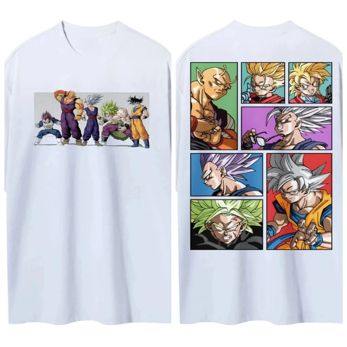 

Футболка Dragon Ball, мужская и женская хлопковая повседневная футболка с круглым вырезом Y2k, одежда с короткими рукавами, 2026, летний спортивный повседневный топ