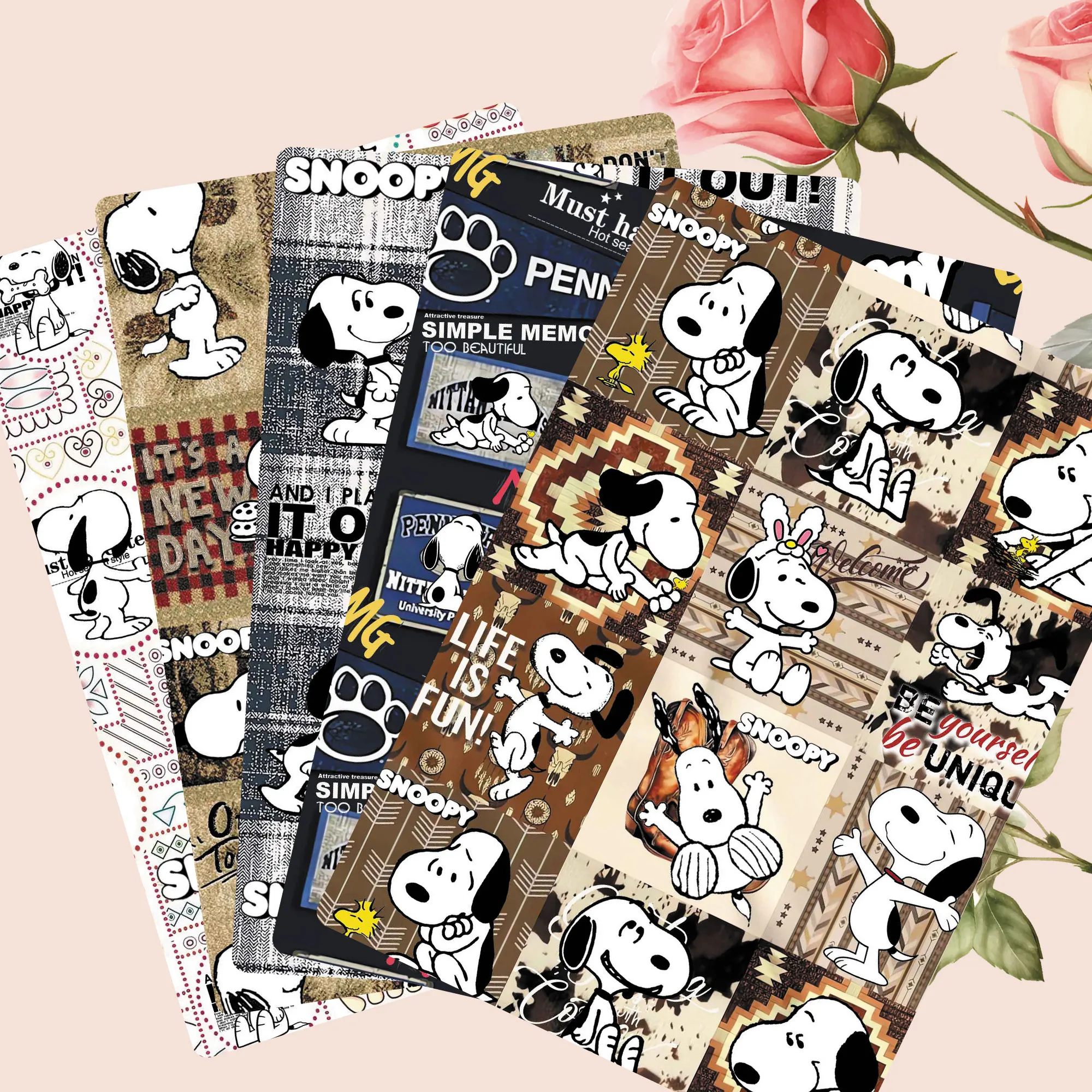 

TAKARA TOMY Snoopy fabric140x50CM Cartoon printed fabric Patchwork Tissue Kid Home Textile Sewing Doll Dress Curtain15296