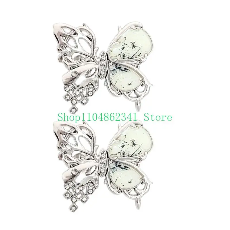 5asd staccabile decorativo fibbie in Durabilità Disteria in metallo Fissatrici in metallo per vari stili jeans