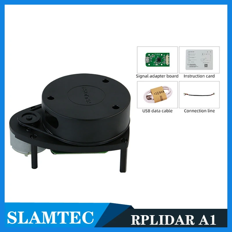 

Slamtec RPLIDAR A1M8 2D Lidar Sensor Scanning Radius Scanner for Robot Navigates and Avoids Obstacles360 Degree 12 Meters