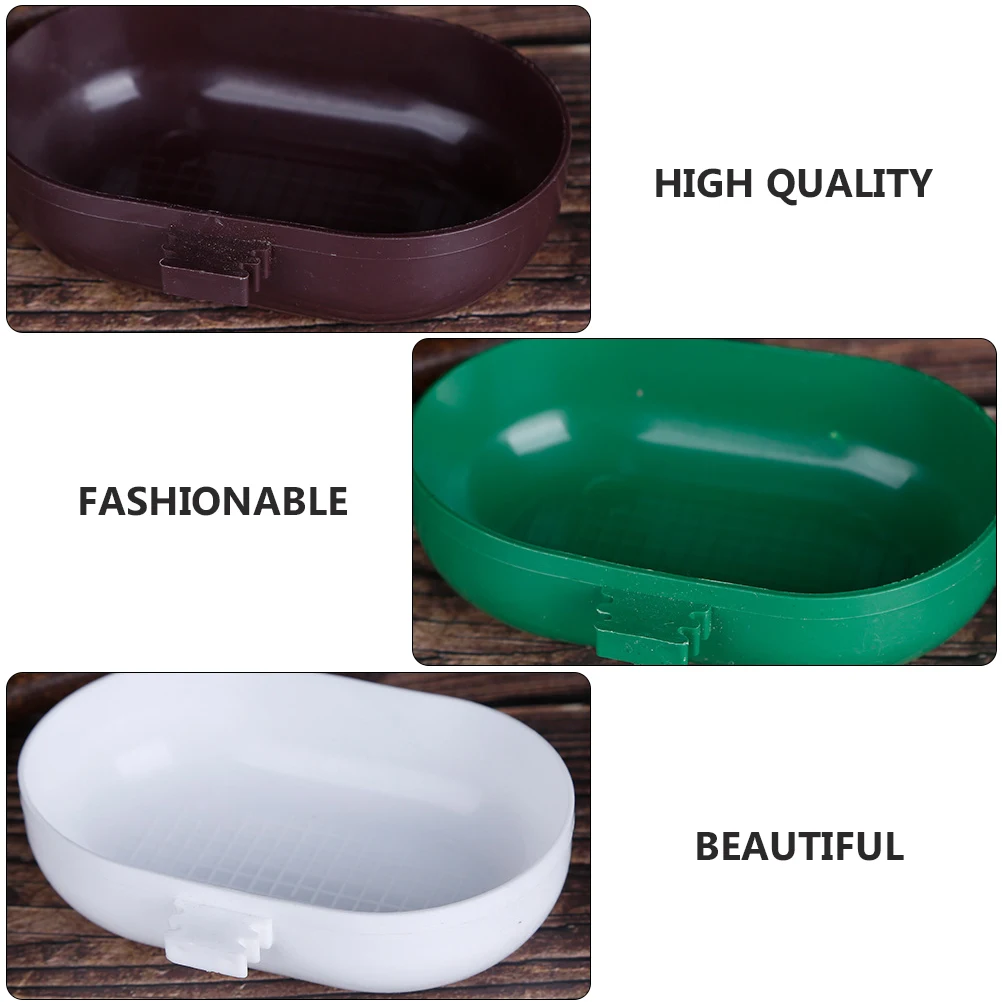 

5Pcs Bird Bathtub Pet Supplies High Quality Plastic Baths Creative Basin Parrot Shower Tub Accessories Pet Feeding Items
