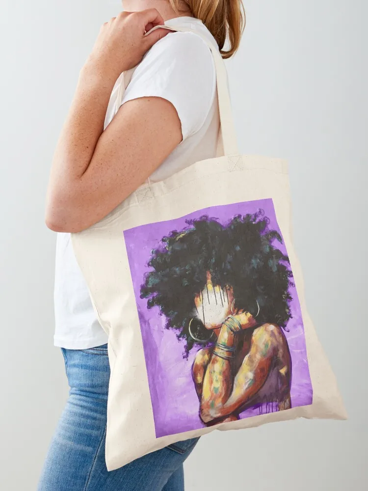 

Naturally II PURPLE Tote Bag tote bag custom Big bag women Shopping bags shopping logo