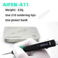 AIFEN A11 USB Soldering Station Compatible Original Soldering Iron Tip 210 Handle Control Temperature Welding Rework Station