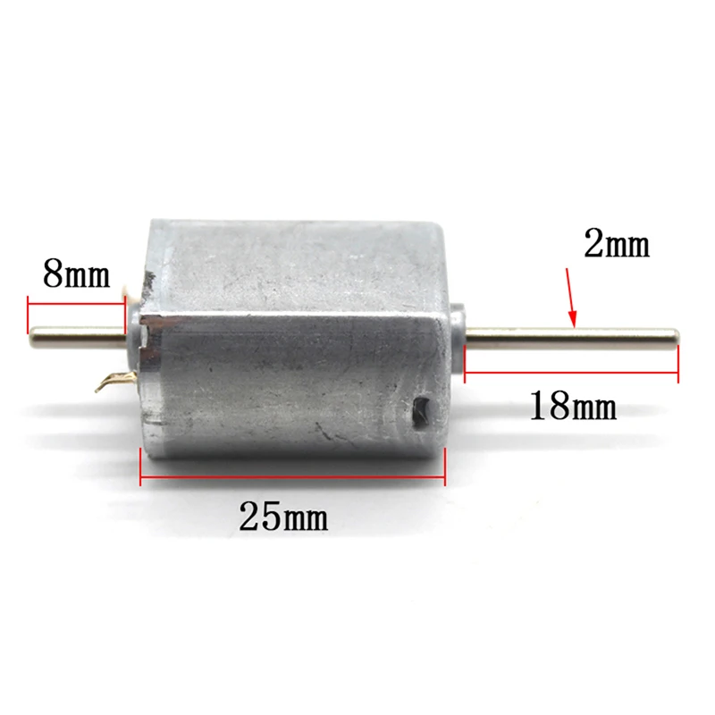 1PC Double Shaft Worm FK130Sh Micro Dc Model Motor,DIY 0.6 Module Worm(Detachable) Gear Motor