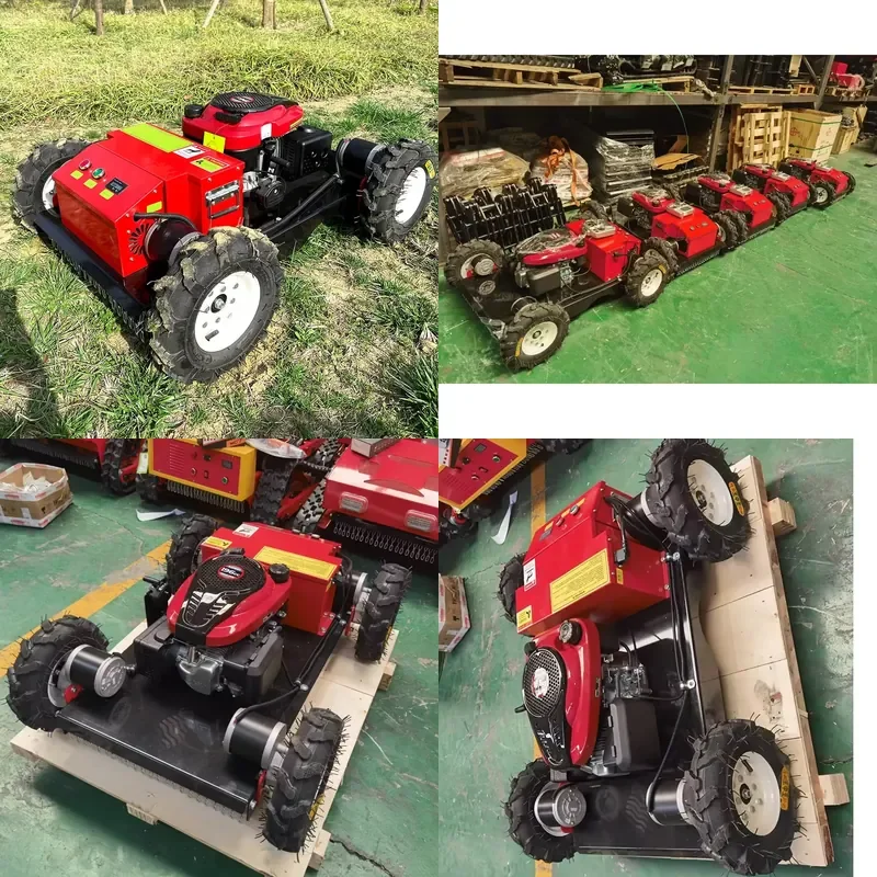 2026 Grass Cutter with 0-35 Working Slope Mini HT 550 Remote Control Wheel Lawn Mower Parts Prices