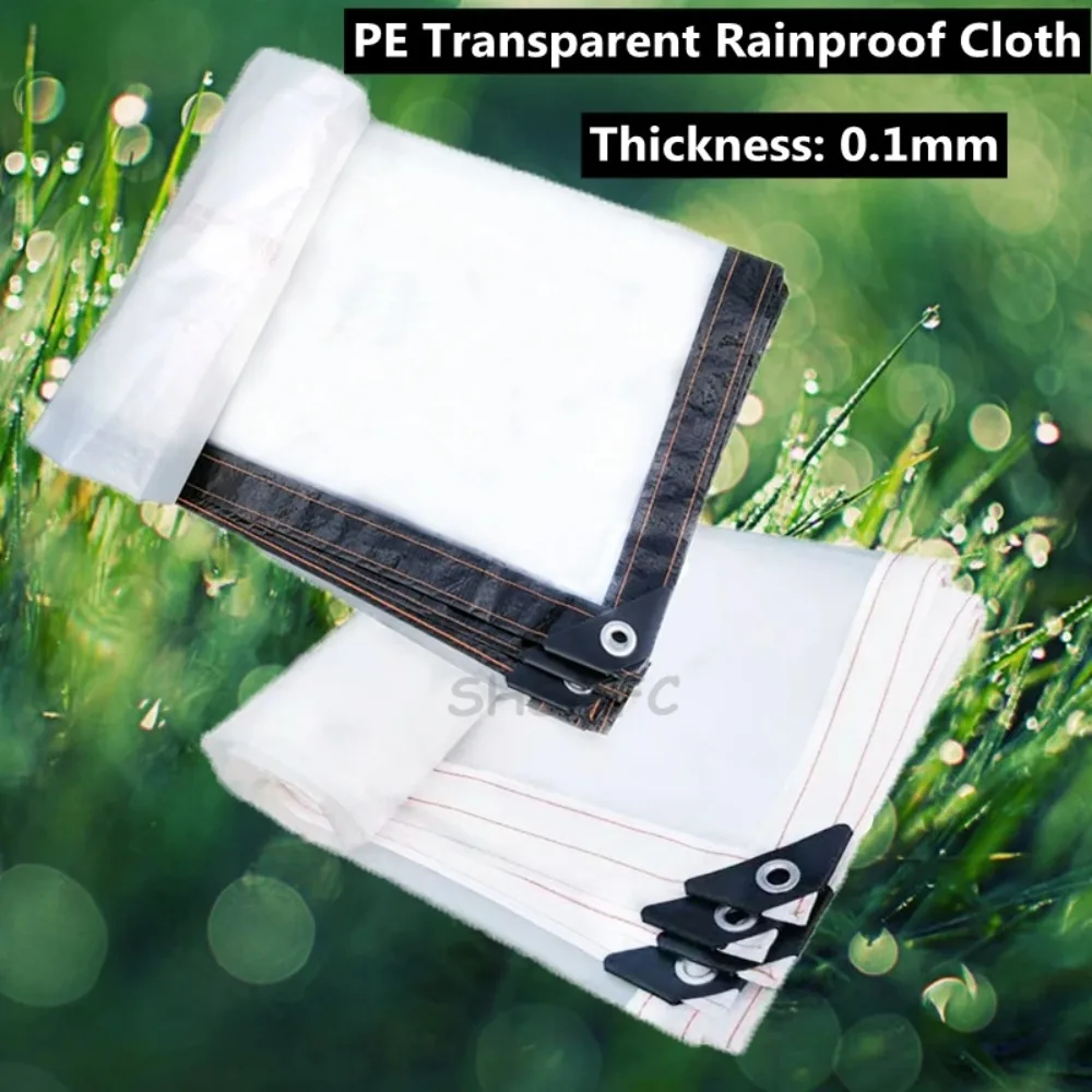 Transparent Rainproof Canopy for Balcony Garden, Waterproof Sunshade, Plant Protection, Temperature Retention, Sun Protection