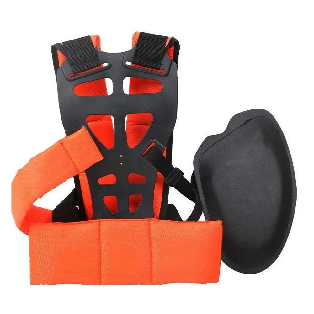 Comfortable Adjustable Trimmer Shoulder Strap Featuring Wide Padded Straps Nylon Construction and Stable Back Panel