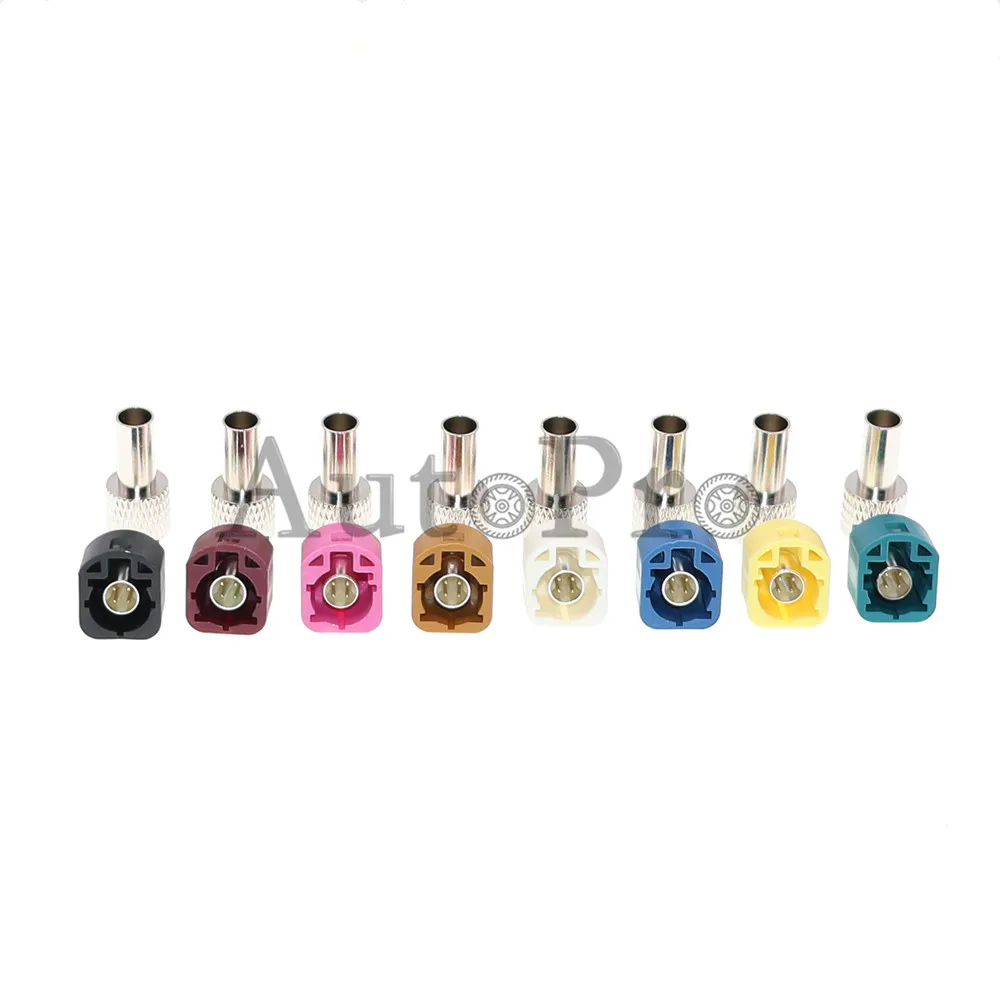 1 Set LVDS 4 Hole AC Assembly Camera Socket Automotive Audio Plug Universal Auto Fakra Connector