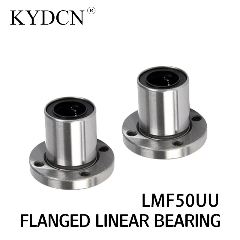 

LMF50UU Flange Linear Bearing CNC Parts For 3D Printer Shaft Rod