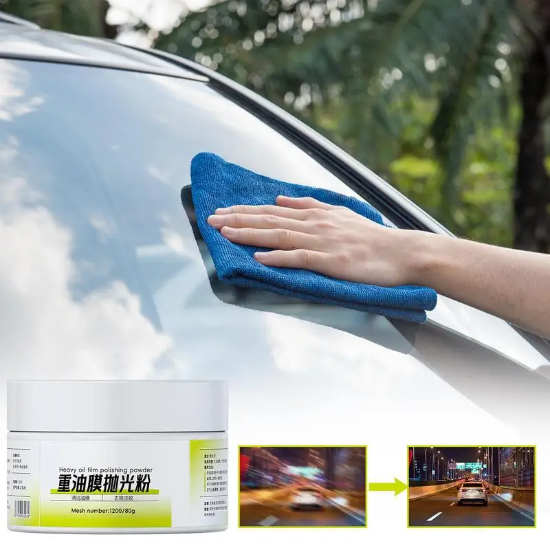 Glass Polishing Powder 80g Glass Repair Powder High Performance Professional Windscreen Scratch Removal Powder Auto Care