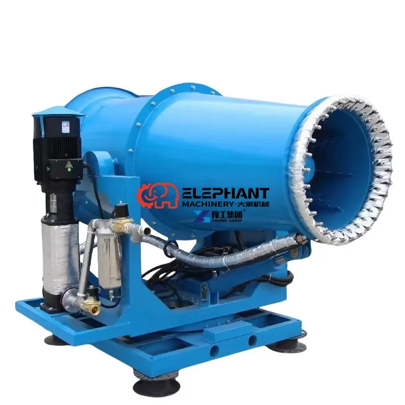 High Quality New Fog Cannon High Pressure Water Spray Dust Cleaner Stainless Steel Adjustable Pressure Misting Cannon Machine