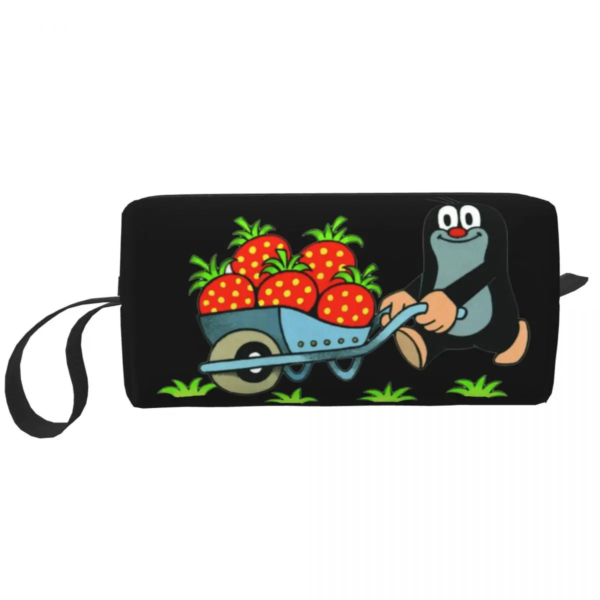 Krtek Mole Makeup Bag Women Travel Cosmetic Organizer Cute Cartoon Krtek Little Maulwurf Storage Toiletry Bags Dopp Kit Case Box