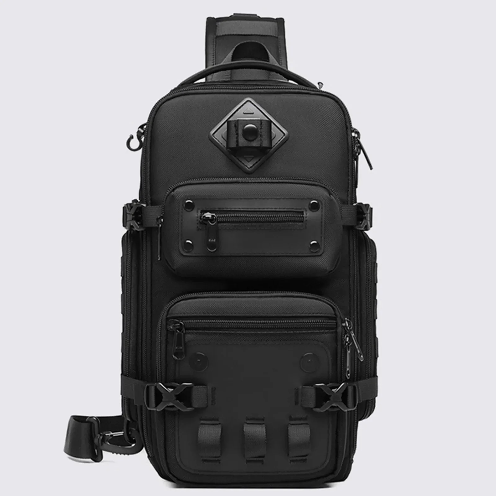 Tactical Chest Bag Outdoor Man Shoulder Crossbody Pack Sports Travel Handbag Tablet Computer Storage Knapsack Leisure Waterproof