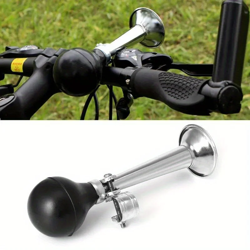 Bocina de aire de Metal Retro para bicicleta, campana, trompeta, Bugle, Bombilla, venta al por mayor, envío directo