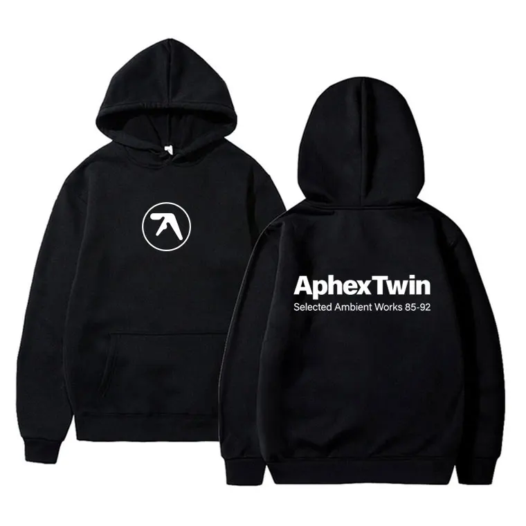 

Singer Aphex Twin Selected Ambient Works 85 92 Album Logo Print Hoodie Men Women Fashion Streetwear Male Vintage Casual Hoodies