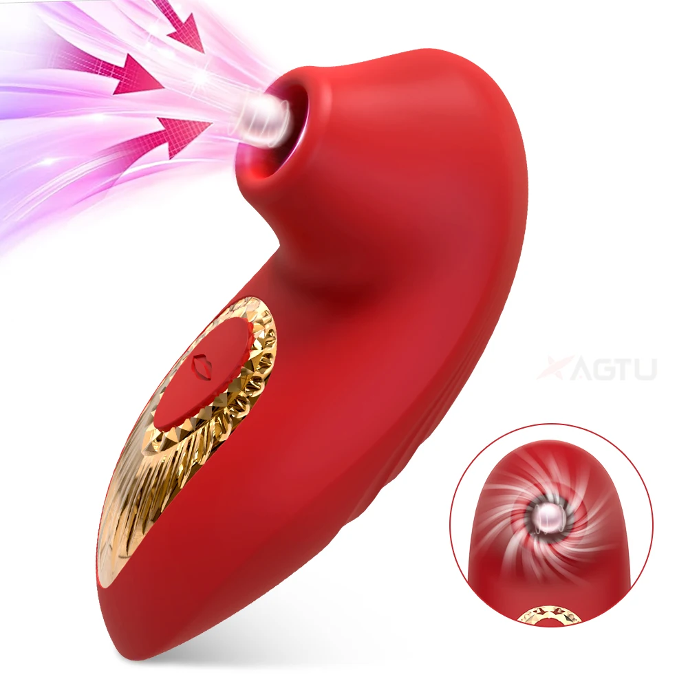 Powerful Nipple Massager Sucking Vibrator for Women Clitoral Vacuum Stimulator Female Masturbator Sex Toys for Adult 18