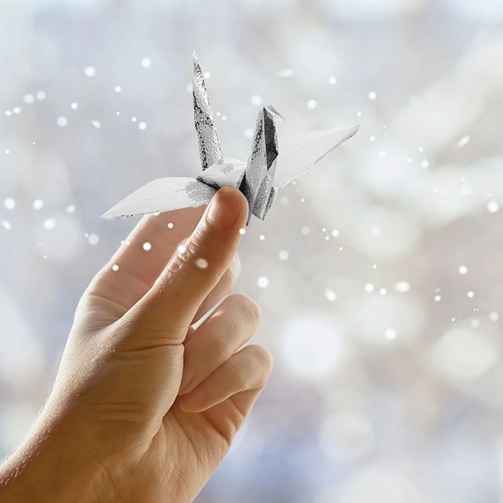 200 ورقة مشرقة من جانب واحد اوريغامي ورقة لامعة مربع قابلة للطي لتقوم بها بنفسك كرين القلب الحرف مشرق ورقة قابلة للطي #3