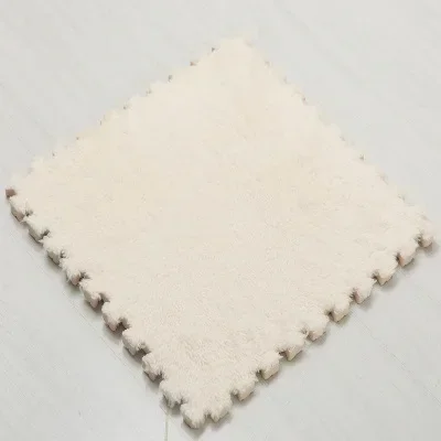 10/20 Stuks Zachte Pluche Kindermat Baby Speelkleed Baby Speelgoed Eva Foam Puzzel Tapijt In Kinderkamer warm Houden Speelmat Vloermat
