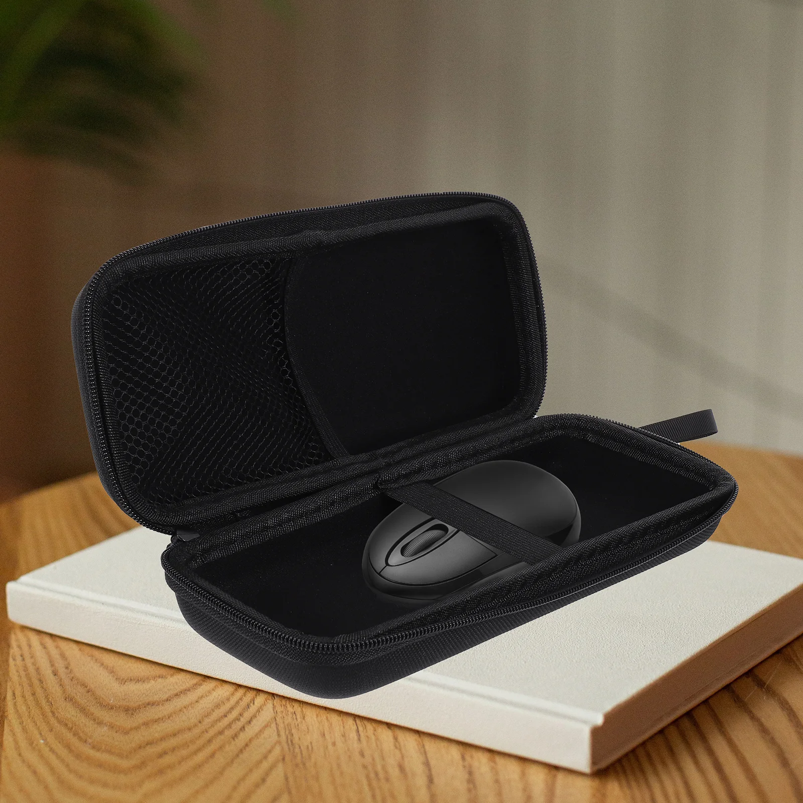 

Mouse Metronome Storage Box Black EVA Surface Layer Waterproof Portable Bag for Wireless Mouse Travel Accessories Cordless Case