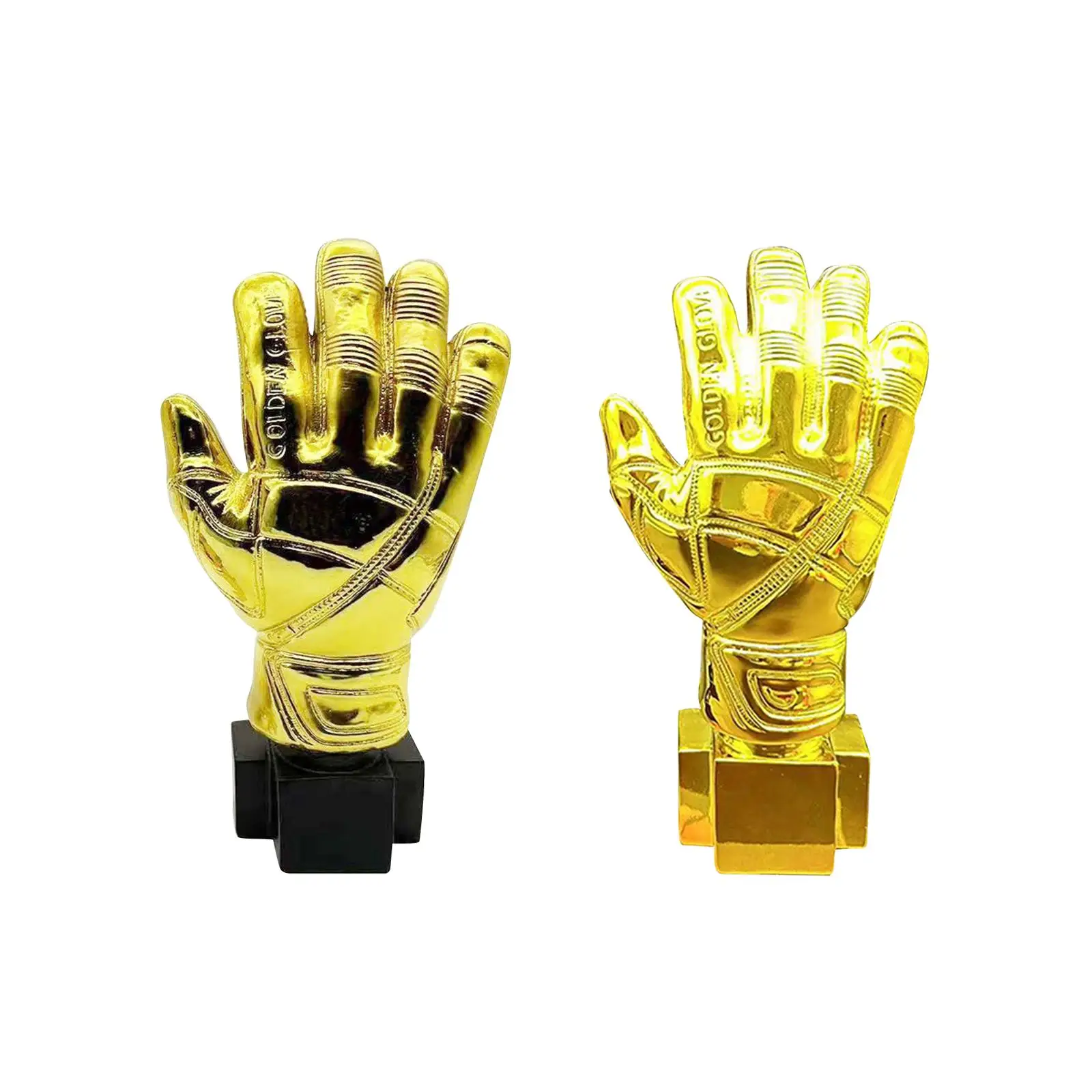 Trophy Cup Glove Shaped Trophy Souvenir Appreciation Gift Soccer Game Trophy Gold Award Trophy for Competitions