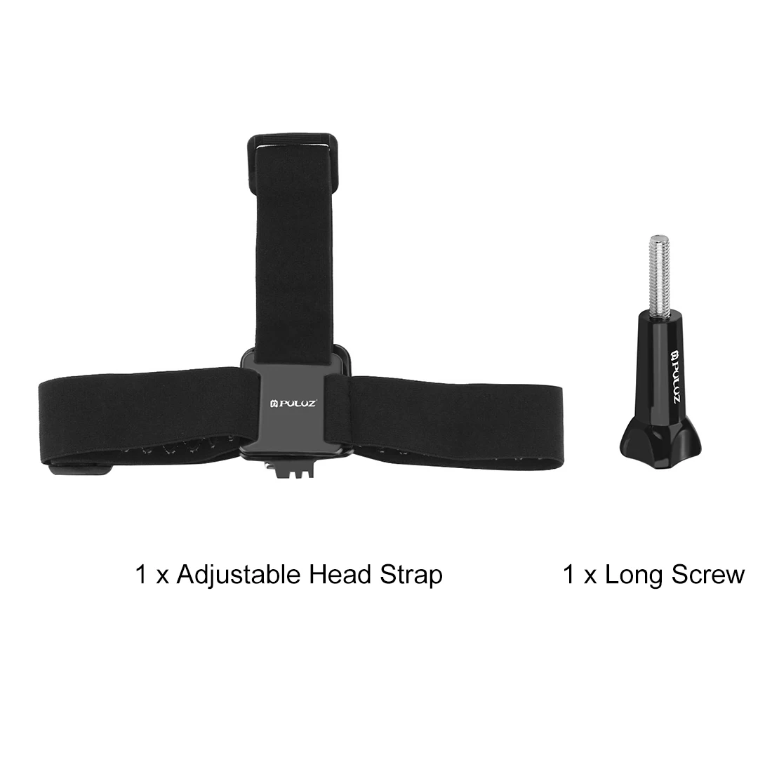 PULUZ Elastic Mount Belt Adjustable Head Strap For GoPro MISSION 1/1 PRO ,Insta360 ONE R, DJI Osmo Action Cameras